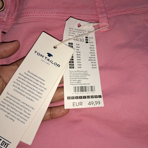 Imported Tom Tailor Cotton Pant - Picture 5 of 8